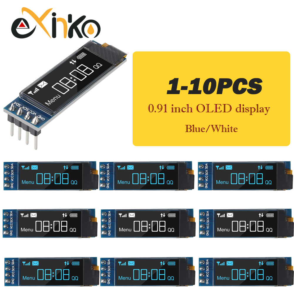Home Automation Arduino - 1-10pcs Modul Layar OLED 0.91 inci