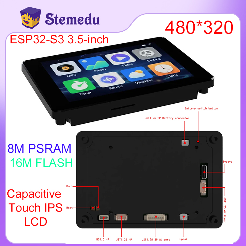 Home Automation Arduino - ESP32-S3 Mini 3.5 inci kapasitif sentuh