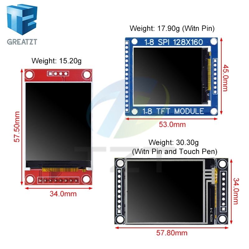 Modul LCD TFT 1.8 Inci Modul L - Home Automation Arduino ulasan dan harga