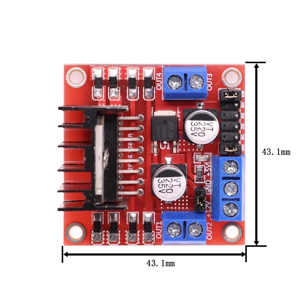Modul Driver Motor L298N Dual  - Diy Automation Projects ulasan dan harga