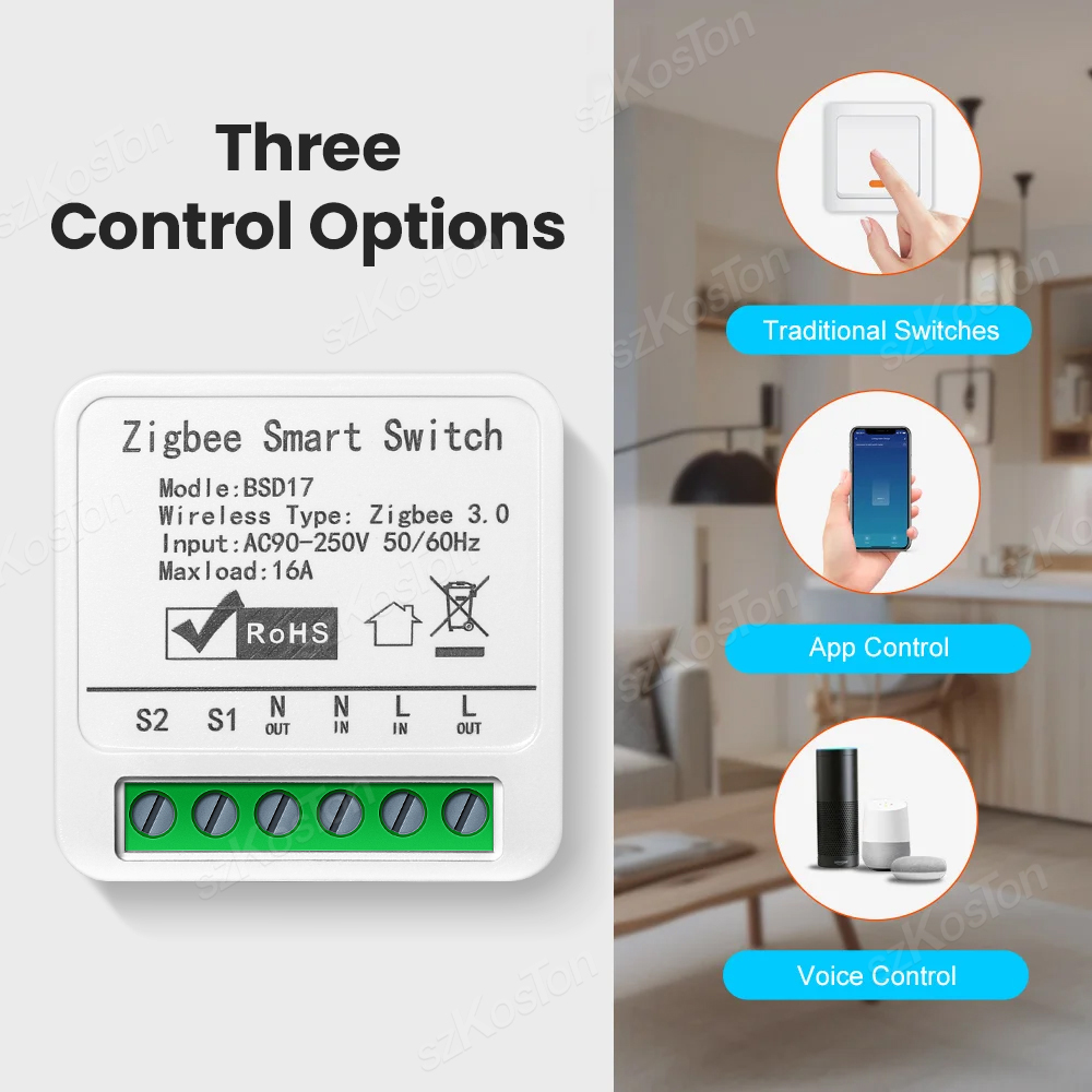 16A Tuya ZigBee Modul Sakelar  - Home Automation Diy ulasan dan harga